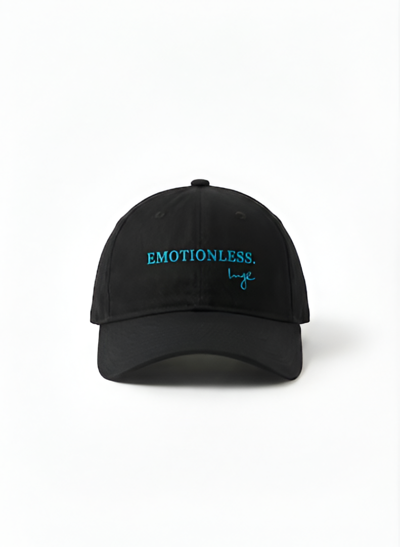 EMOTIONLESS BASEBALL CAP - BLACK