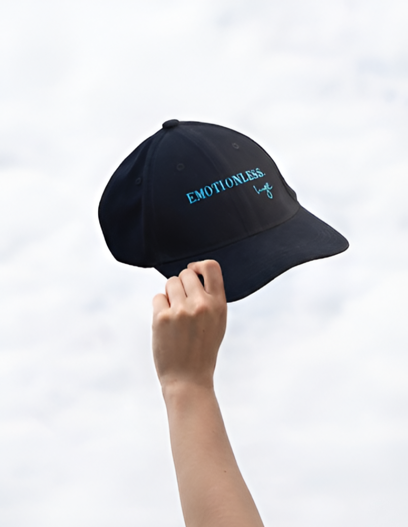 EMOTIONLESS BASEBALL CAP - BLACK