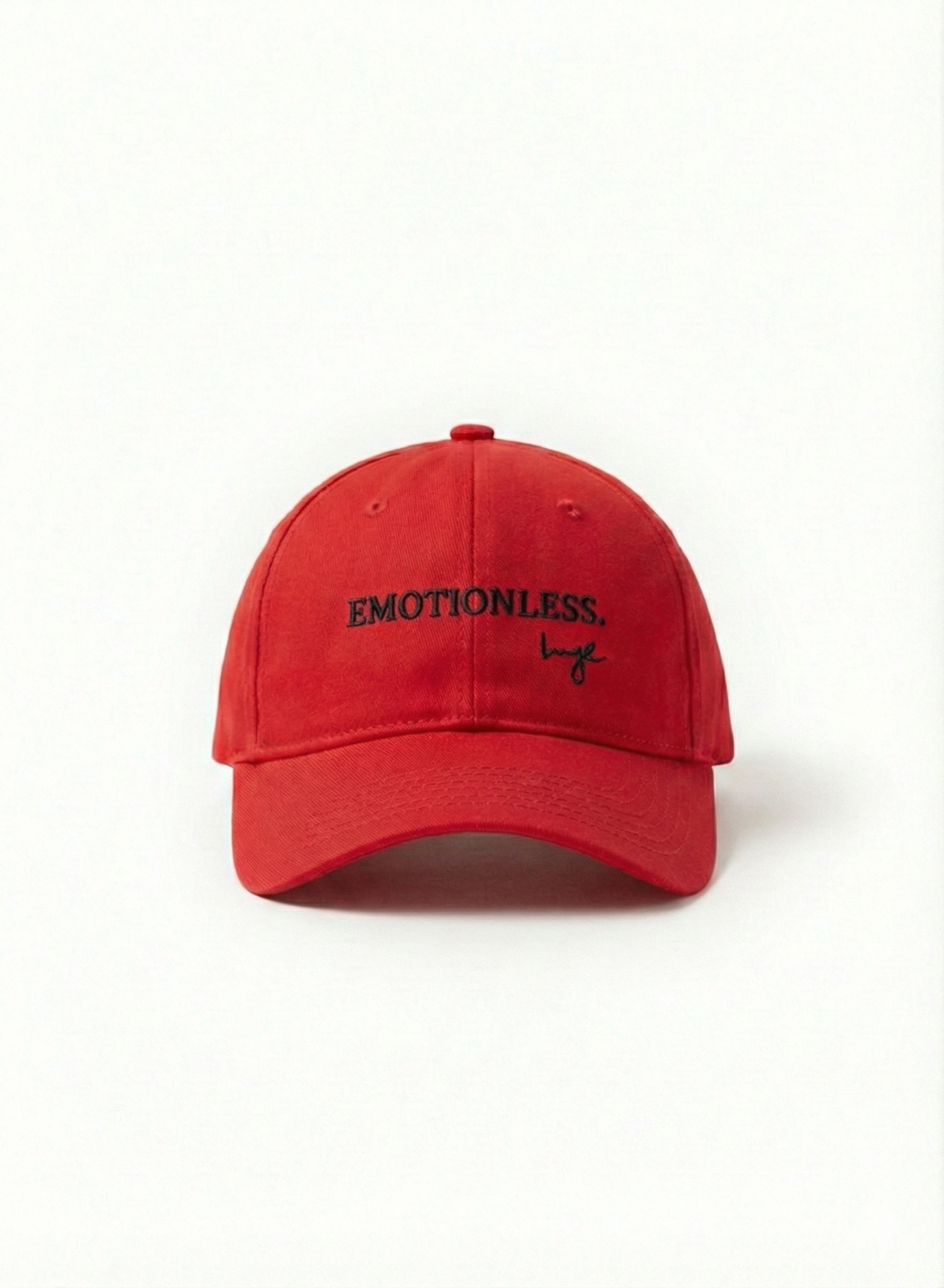 EMOTIONLESS BASEBALL CAP - RED