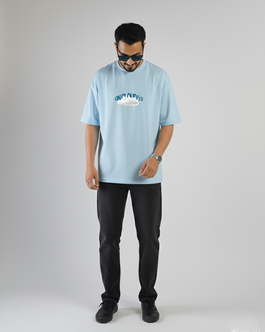 ON CLOUD 3 TEE - LIGHT BLUE