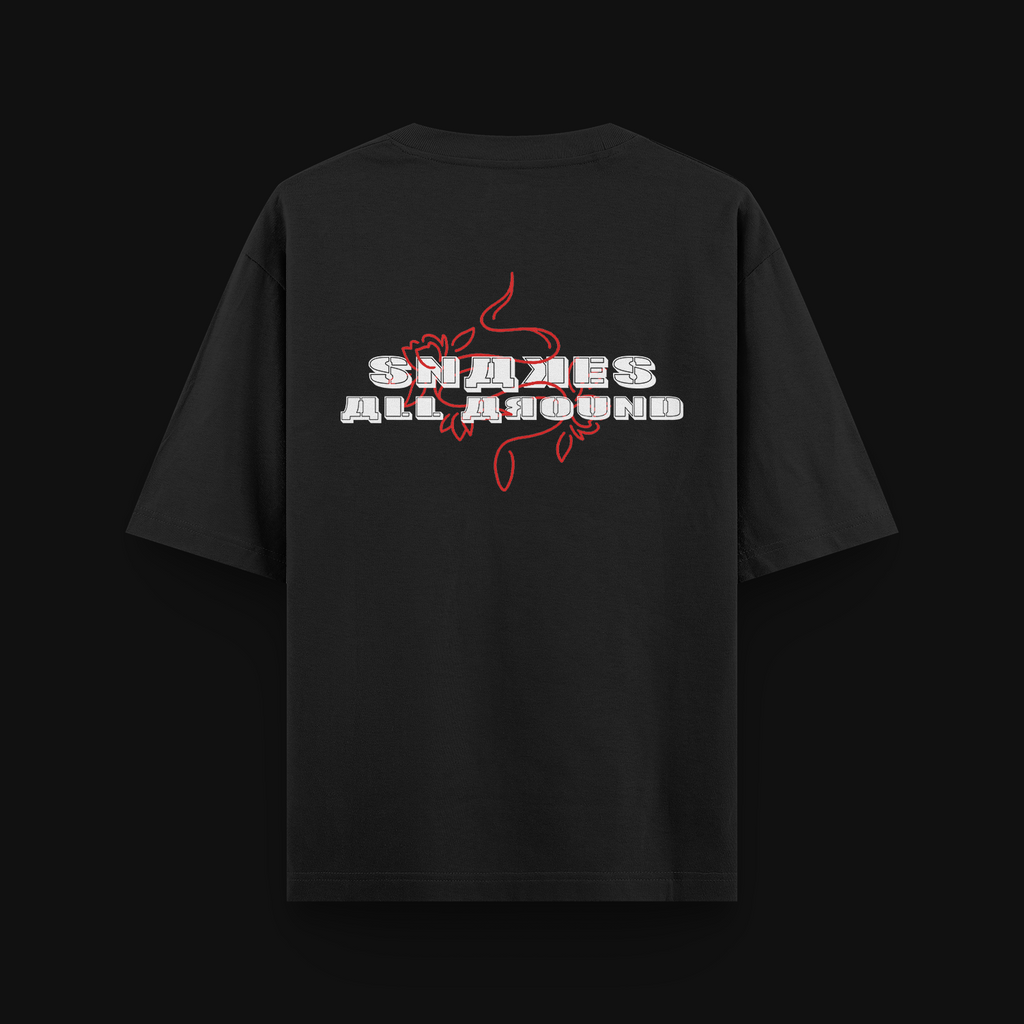 SNAKES ALL AROUND - BLACK