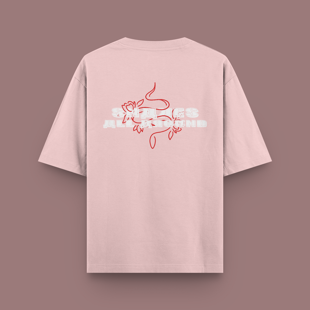 SNAKES ALL AROUND - LIGHT PINK