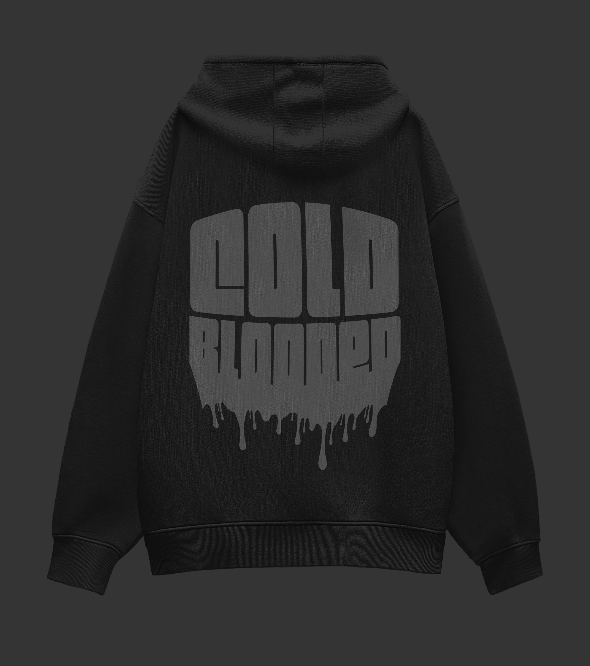 COLD BLOODED HOODIE - BLACK