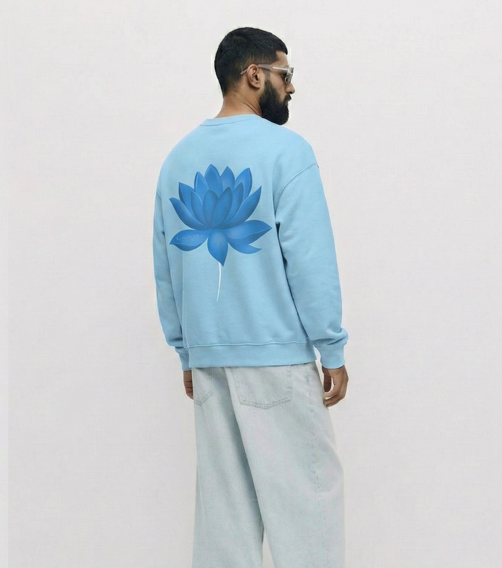 NSK ART STUDIES SWEATSHIRT - SKY BLUE