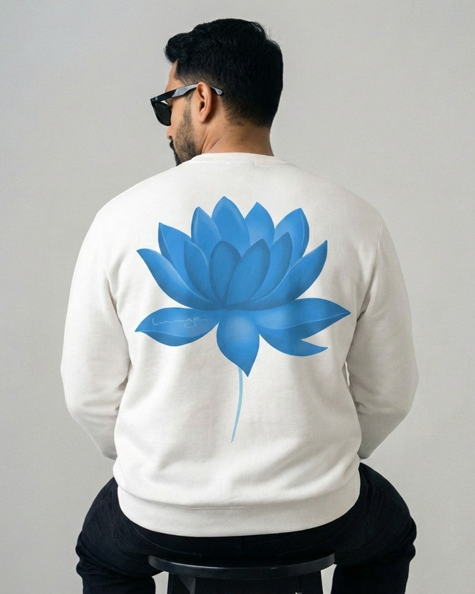 NSK ART STUDIES SWEATSHIRT - WHITE