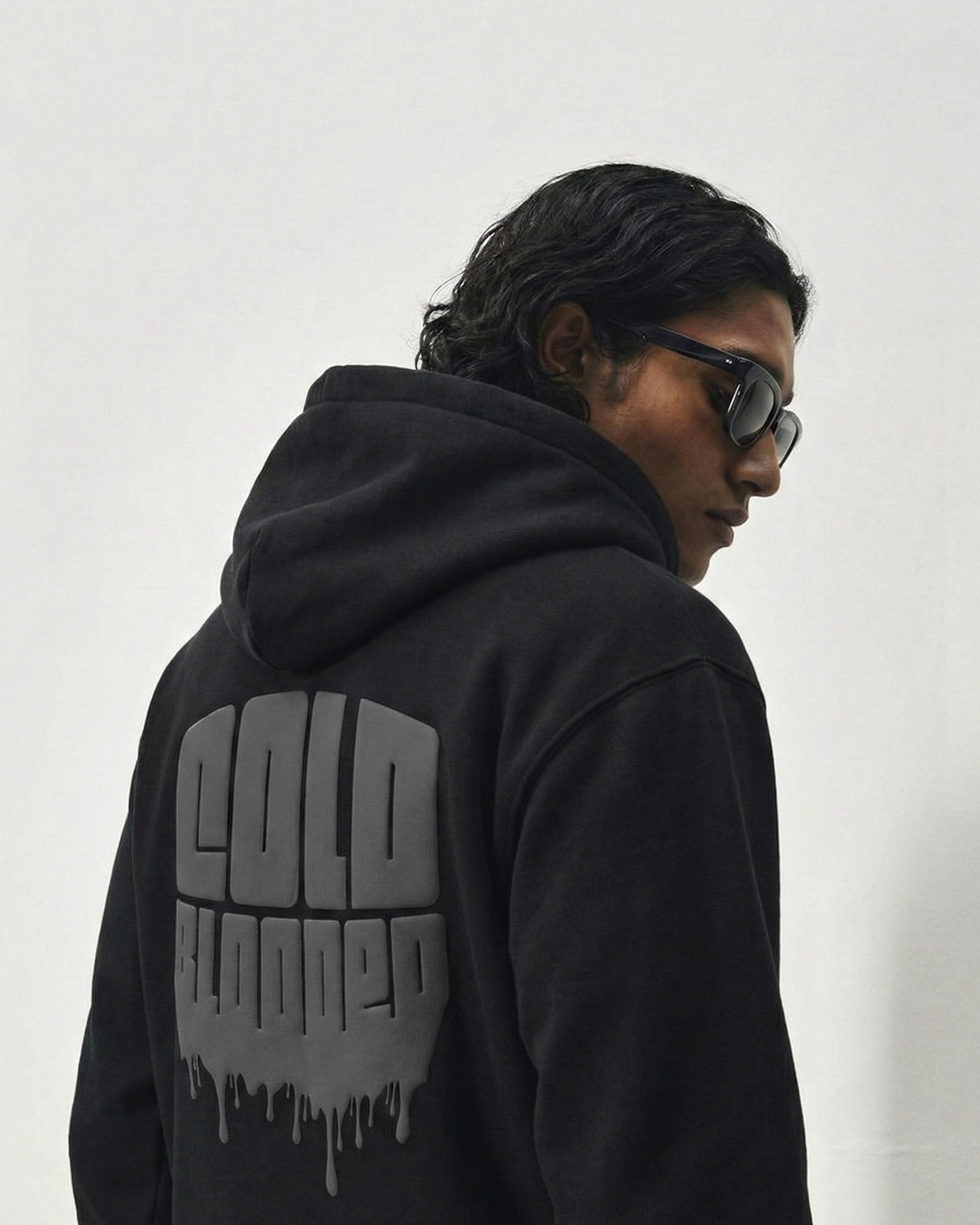 COLD BLOODED HOODIE - BLACK