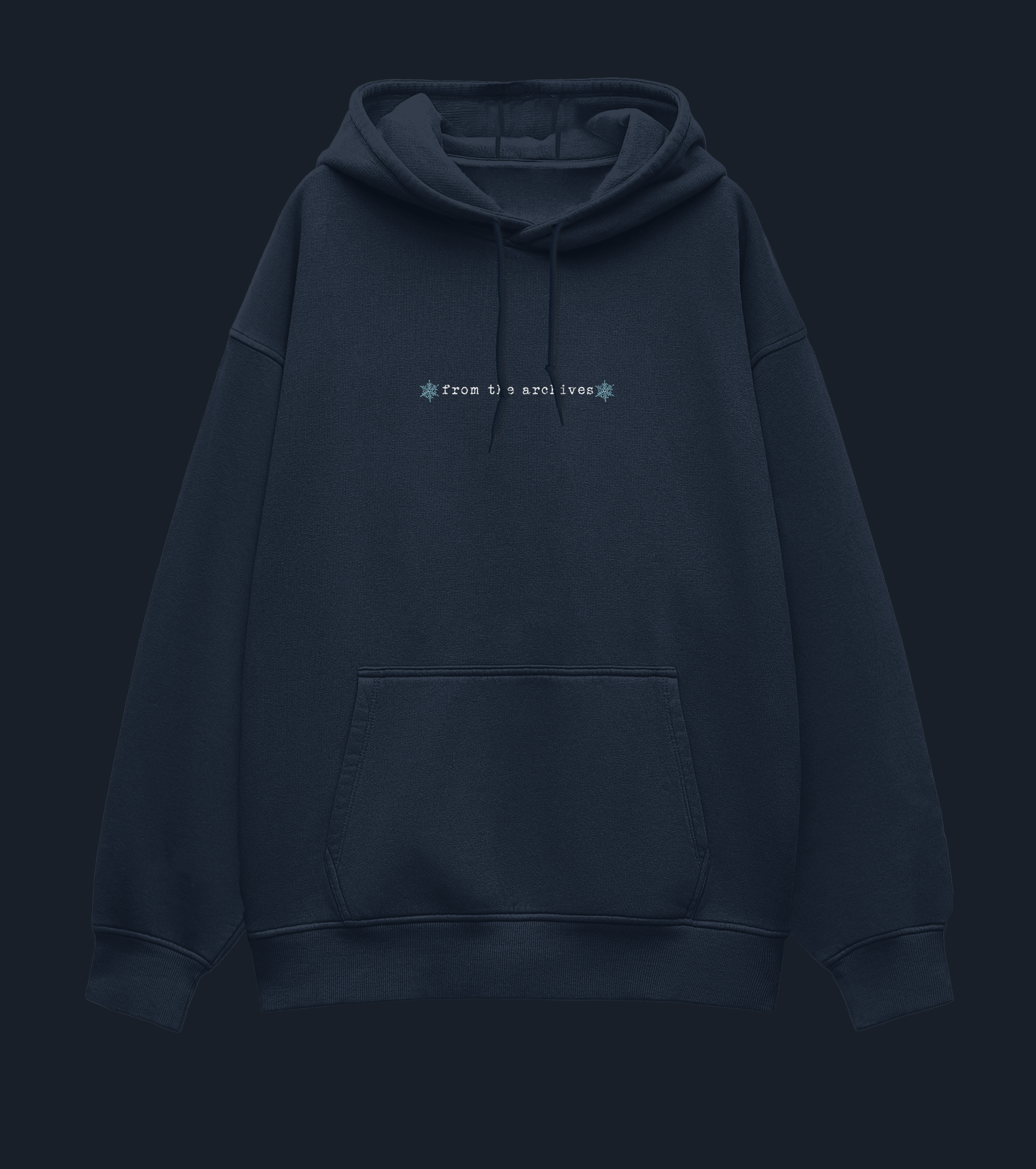 FROM THE ARCHIVES HOODIE - NAVY