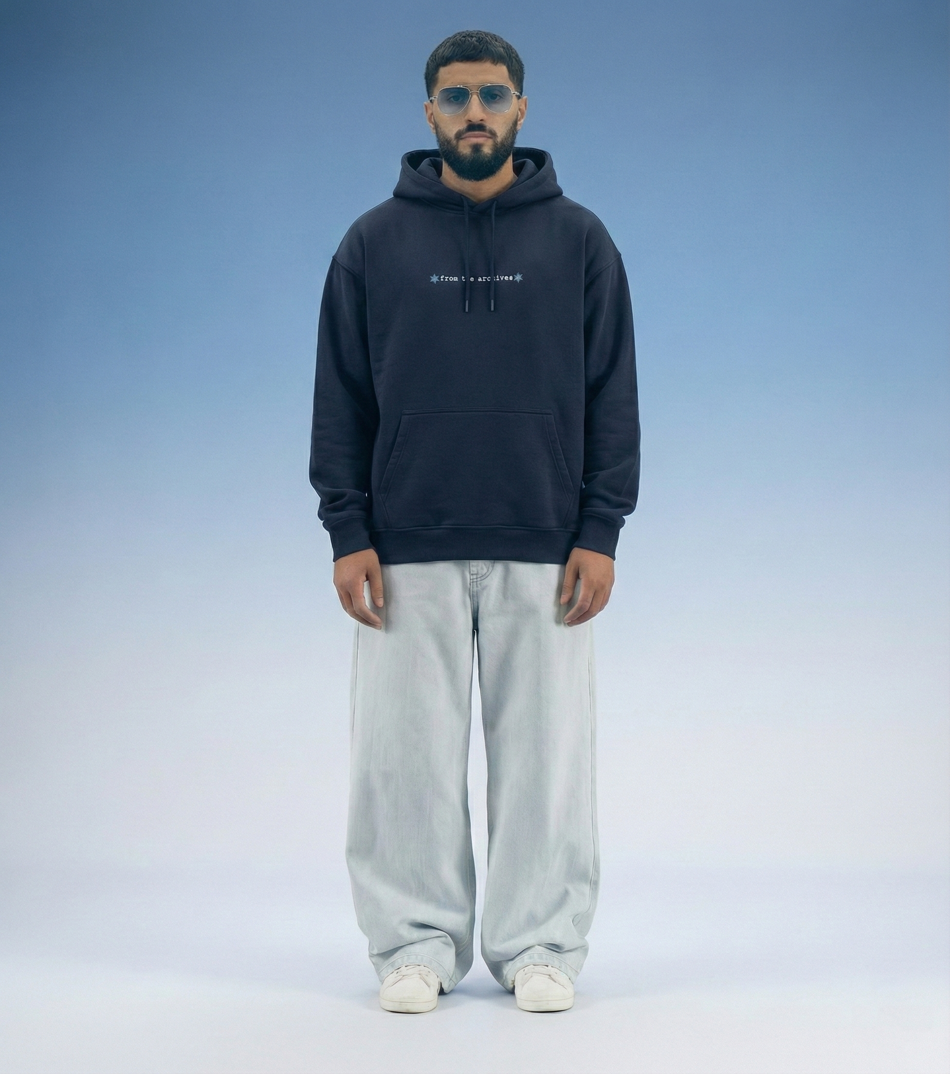 FROM THE ARCHIVES HOODIE - NAVY