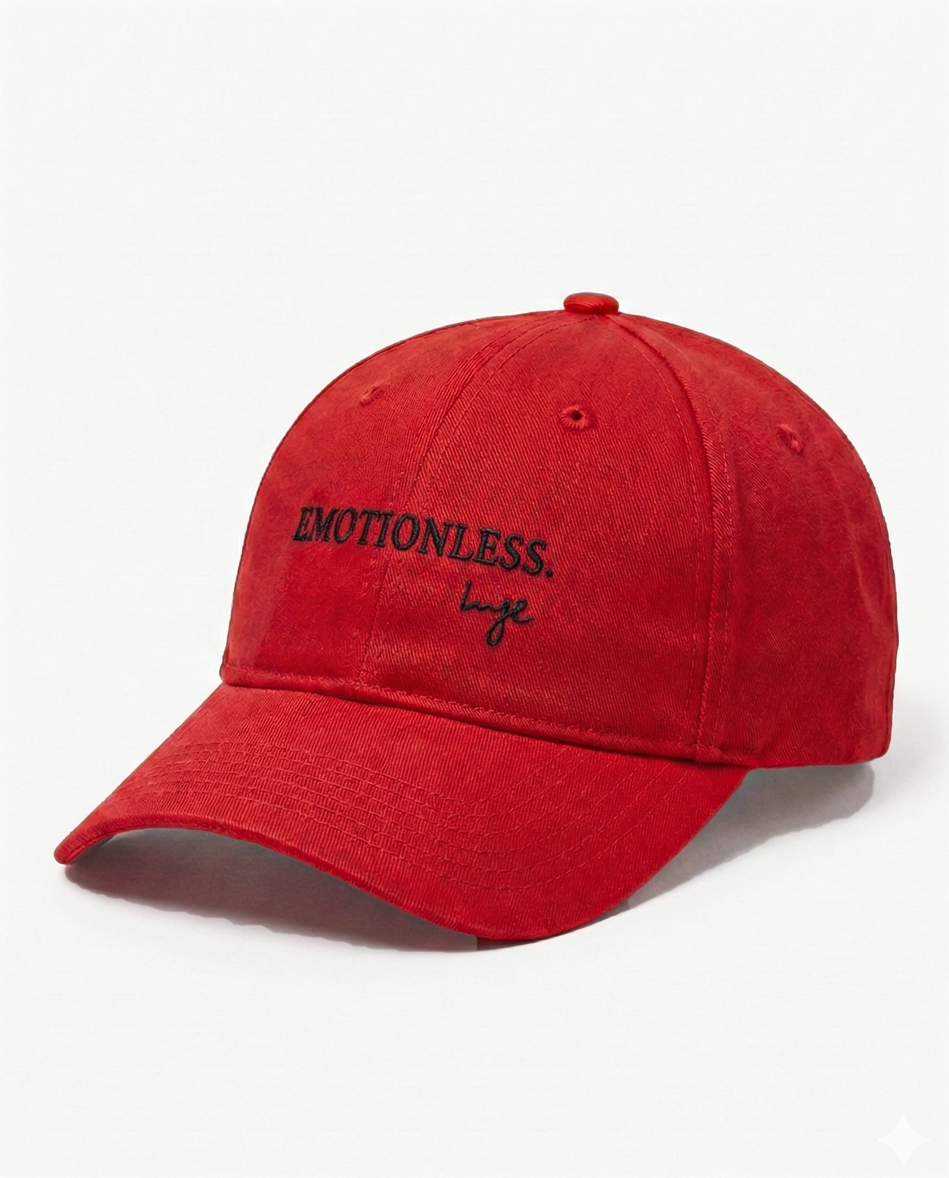 EMOTIONLESS BASEBALL CAP - RED