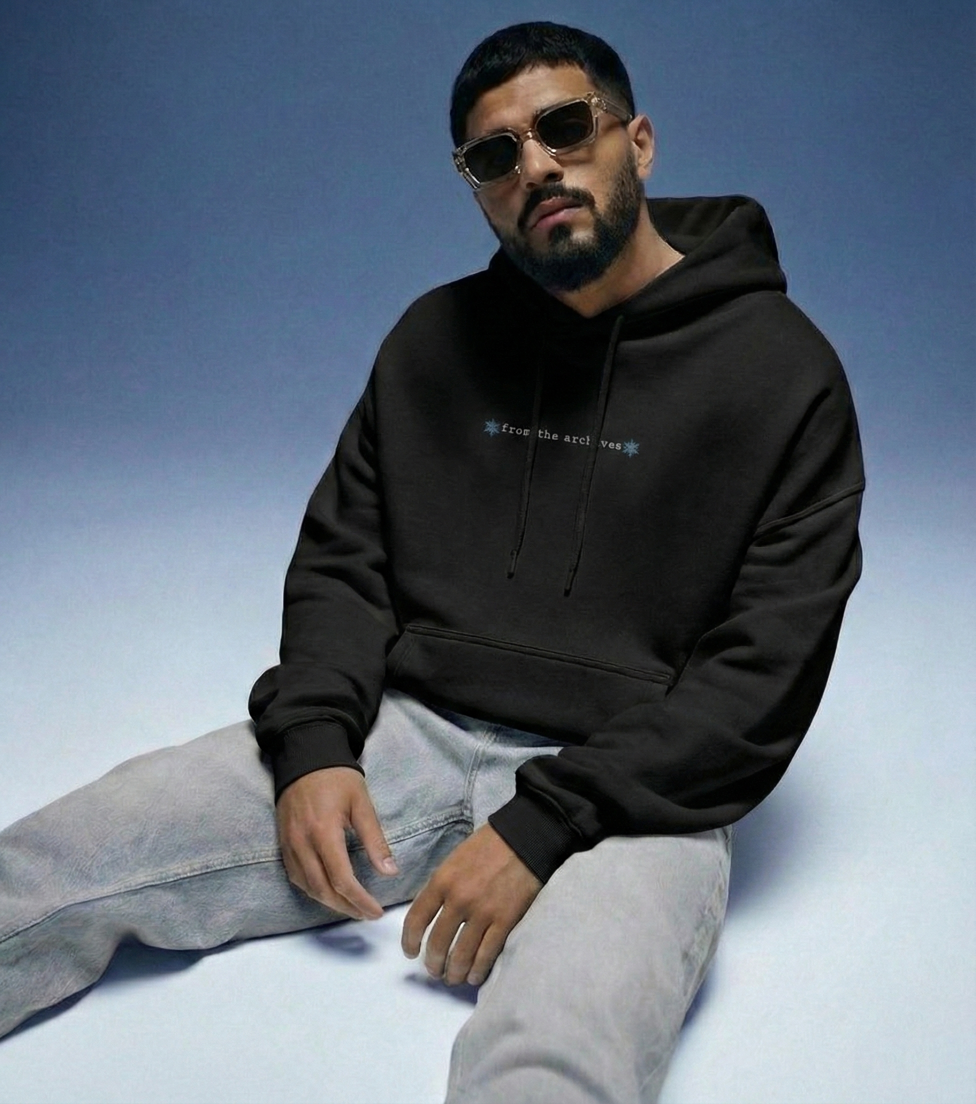 FROM THE ARCHIVES HOODIE - BLACK