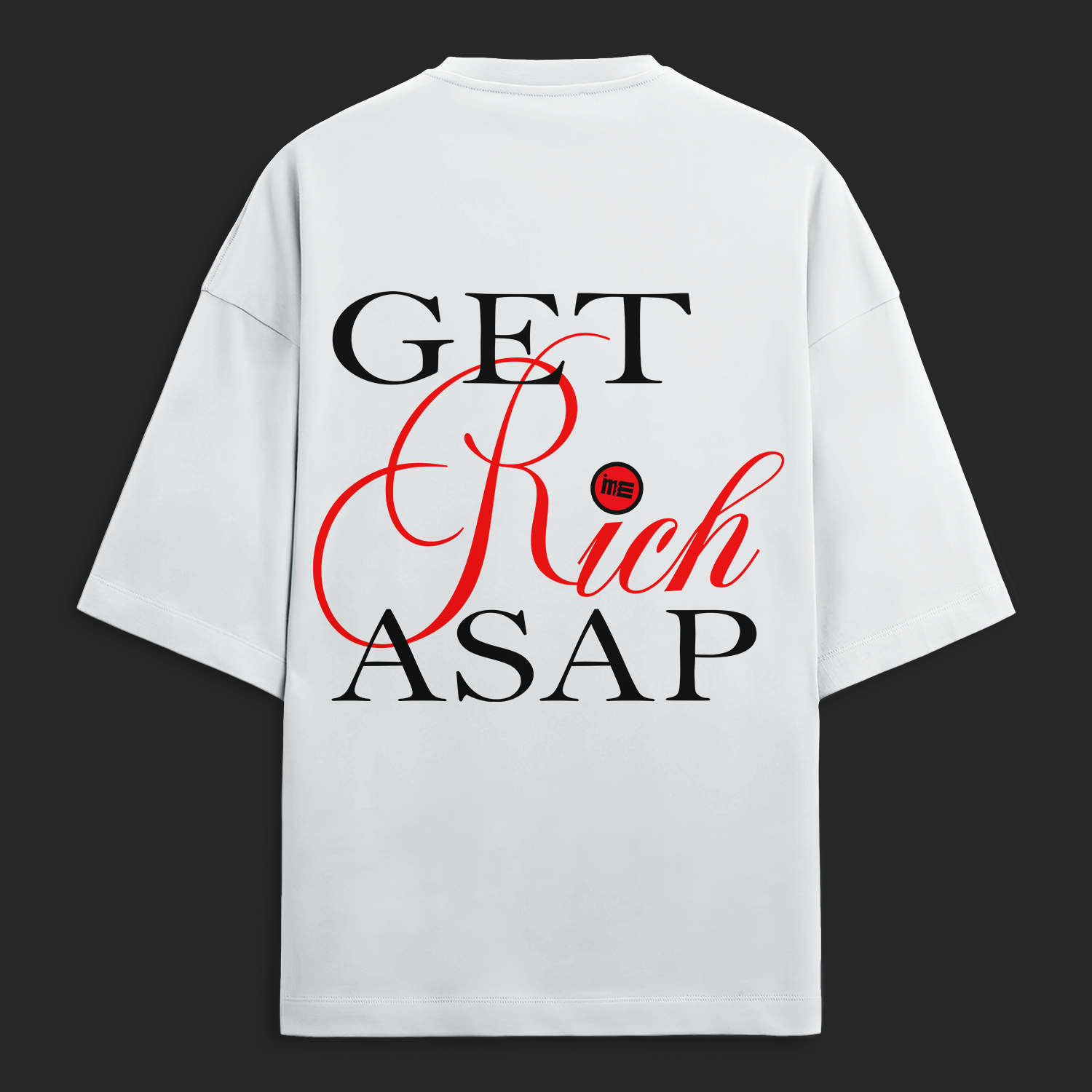 GET RICH TEE - WHITE