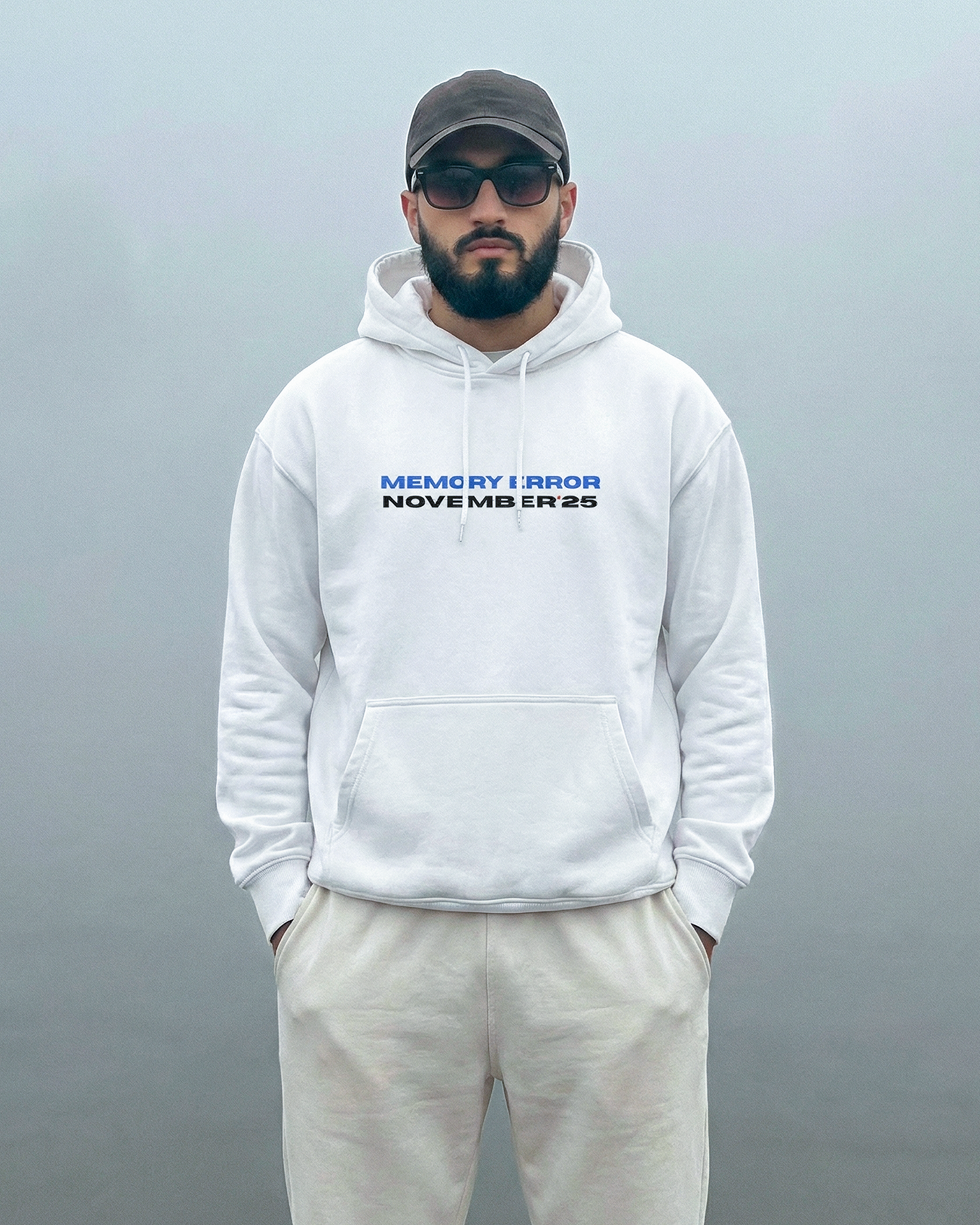 MEMORY CORRUPT HOODIE - WHITE