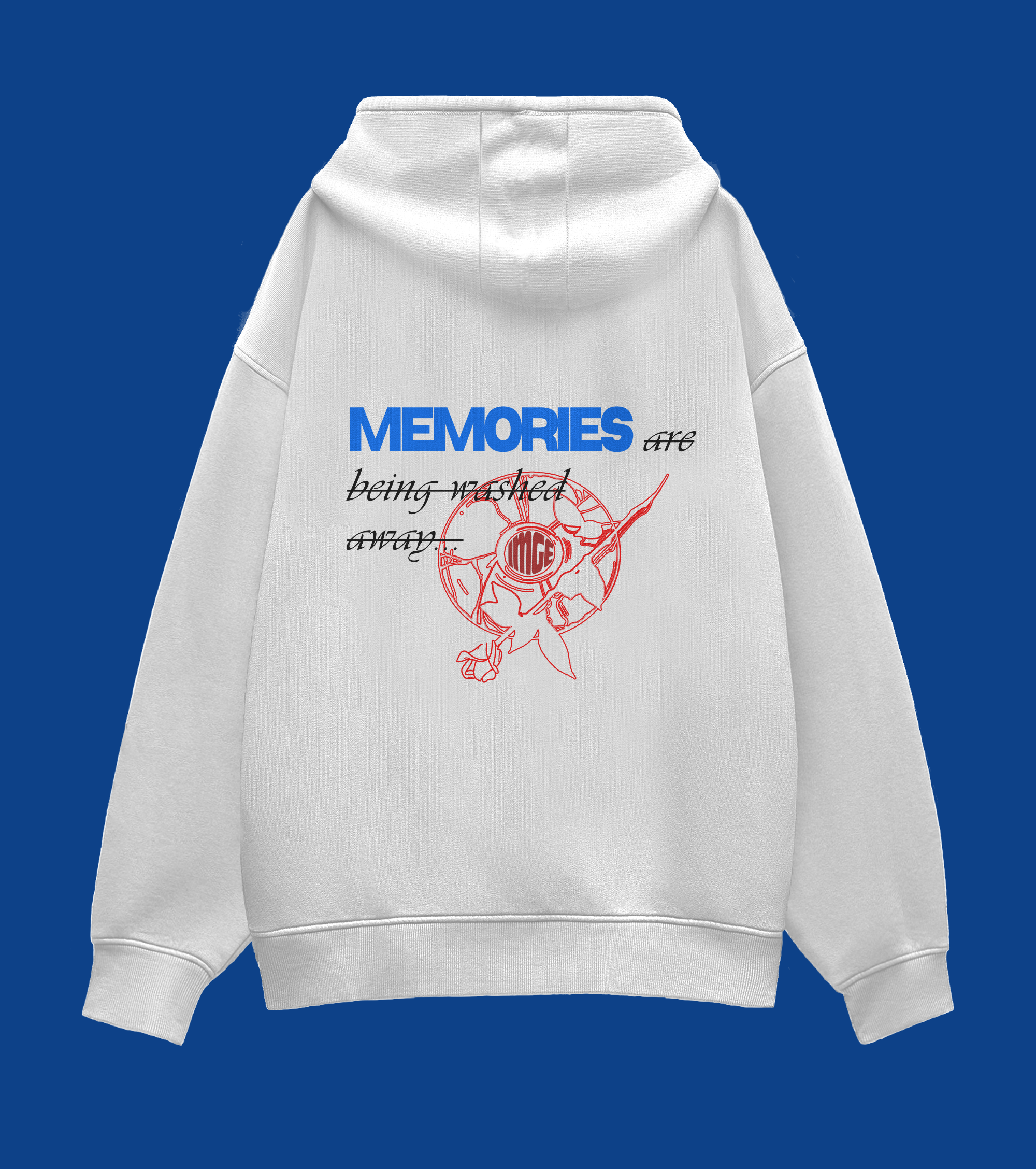 MEMORY CORRUPT HOODIE - WHITE